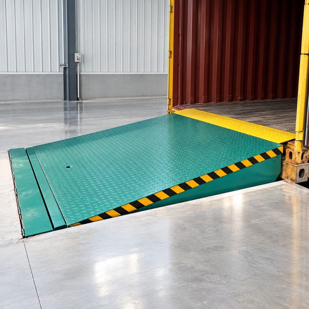 Loading Dock Safety: How Dock Levelers and Boarding Bridges Work Together